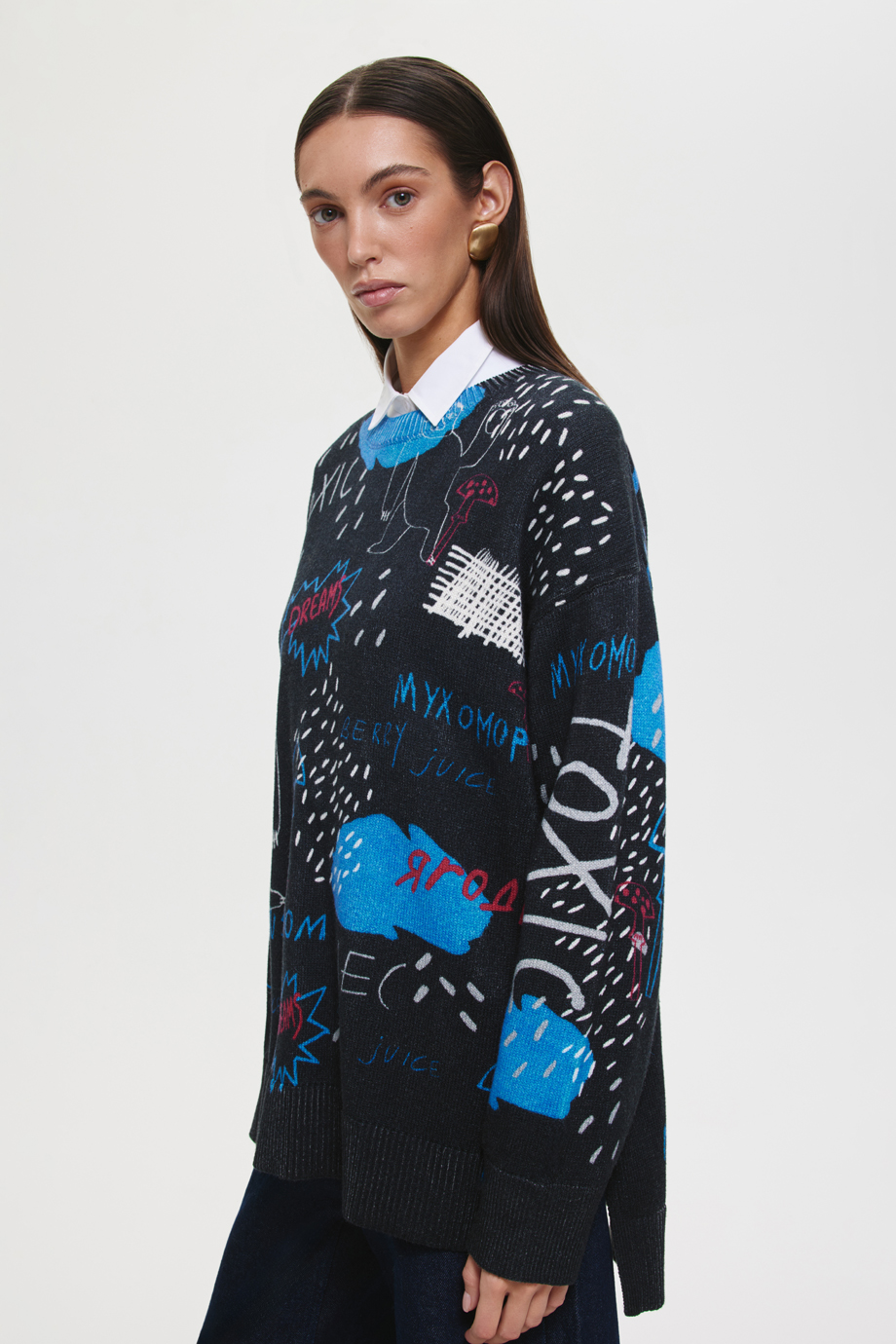 Джемпер с принтом