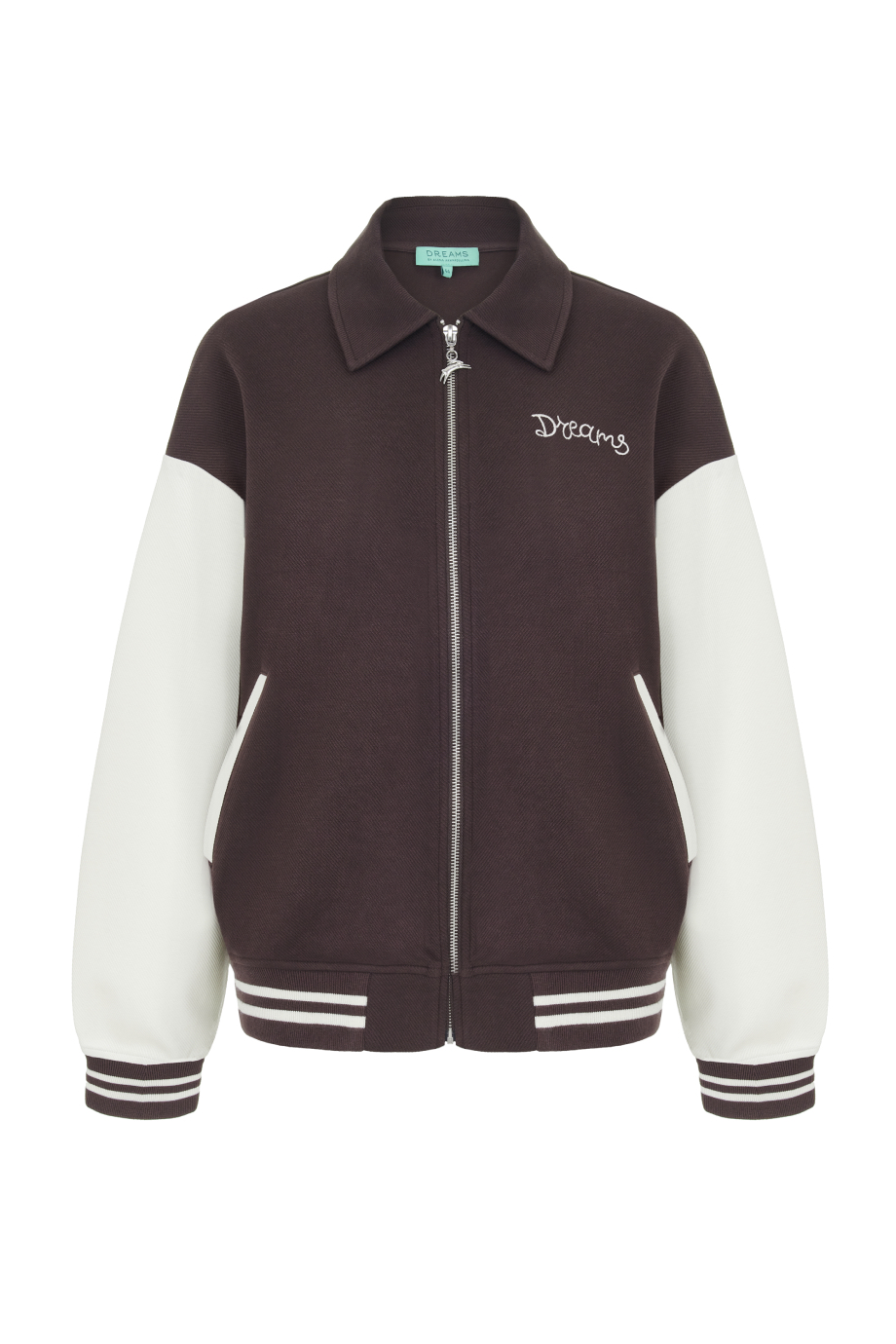 Бомбер трикотажный с вышивкой