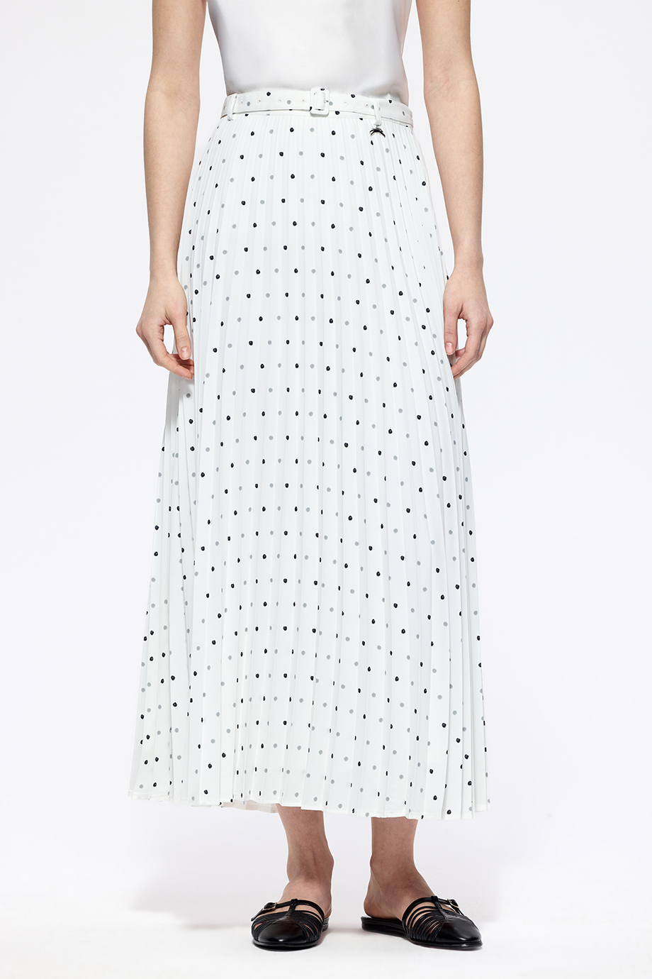 Юбка-плиссе с принтом