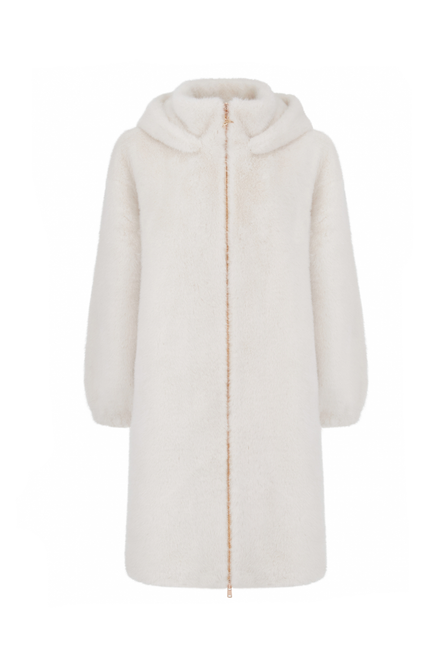 Шуба из экомеха с ушками