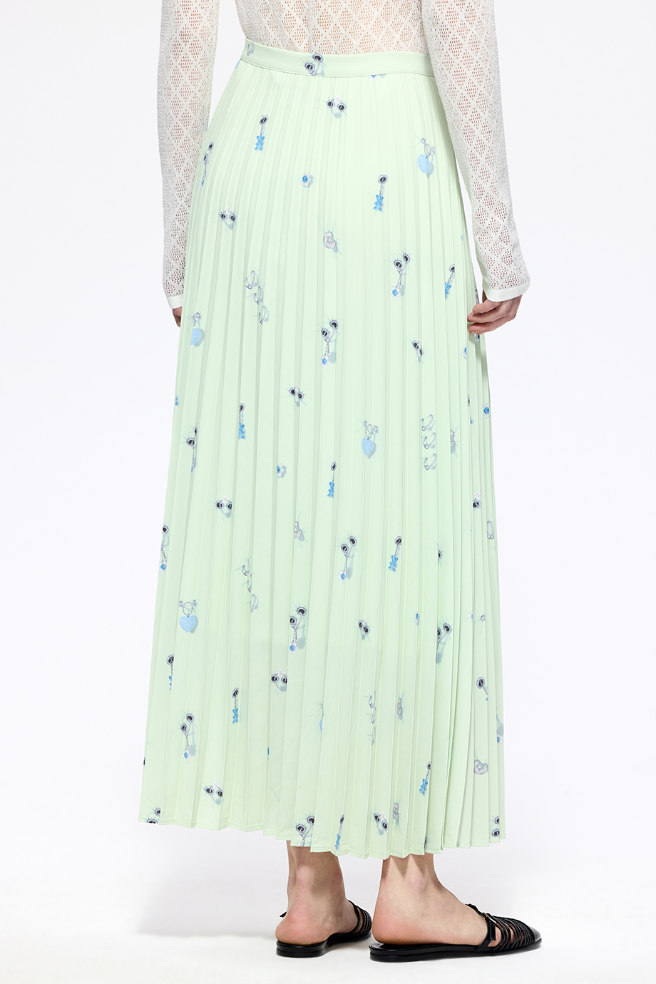 Юбка-плиссе с принтом