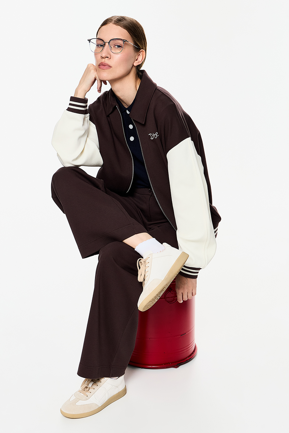 Брюки трикотажные прямые