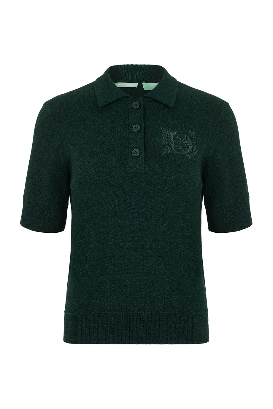 Джемпер-поло с вышивкой