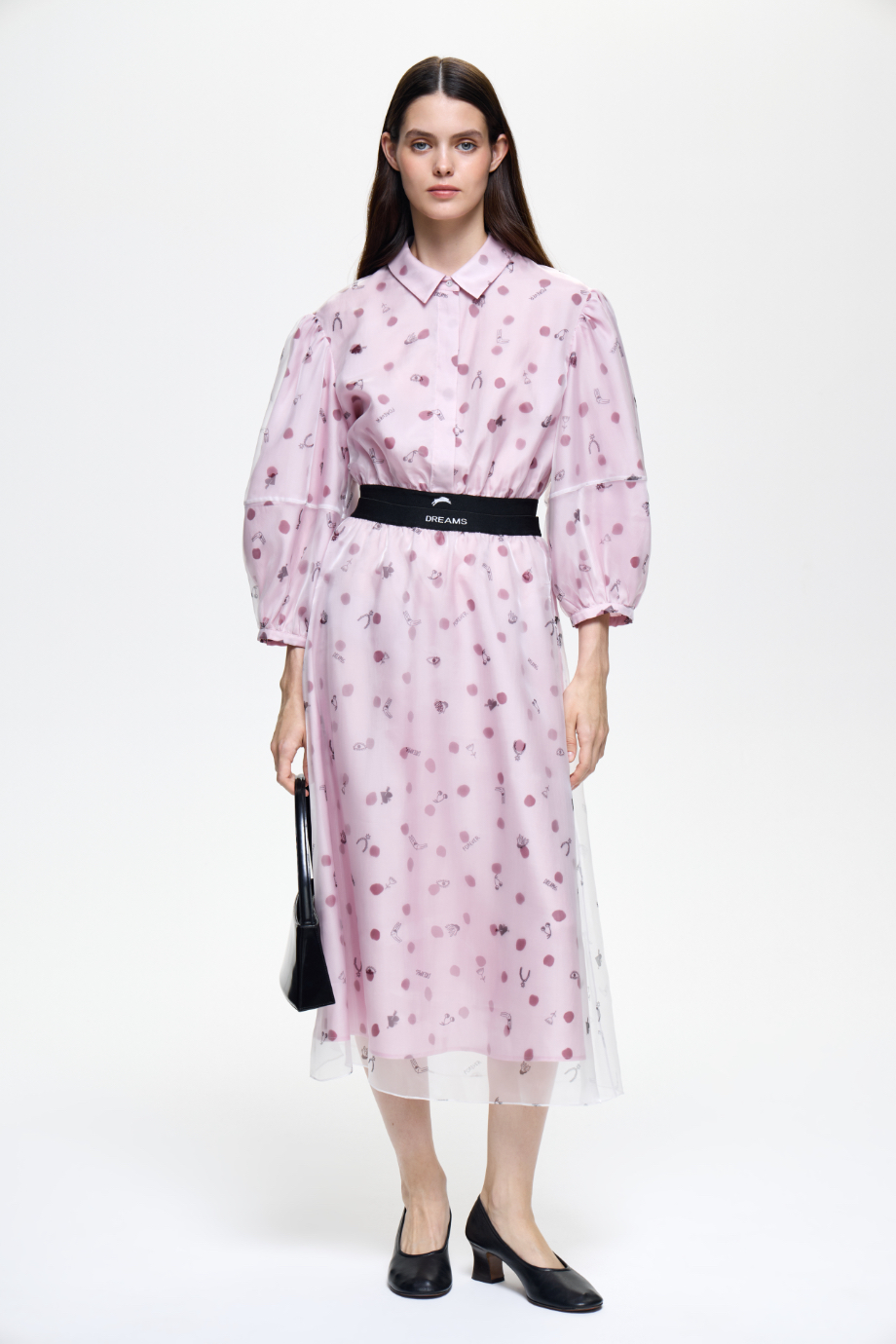 Юбка с эластичным поясом