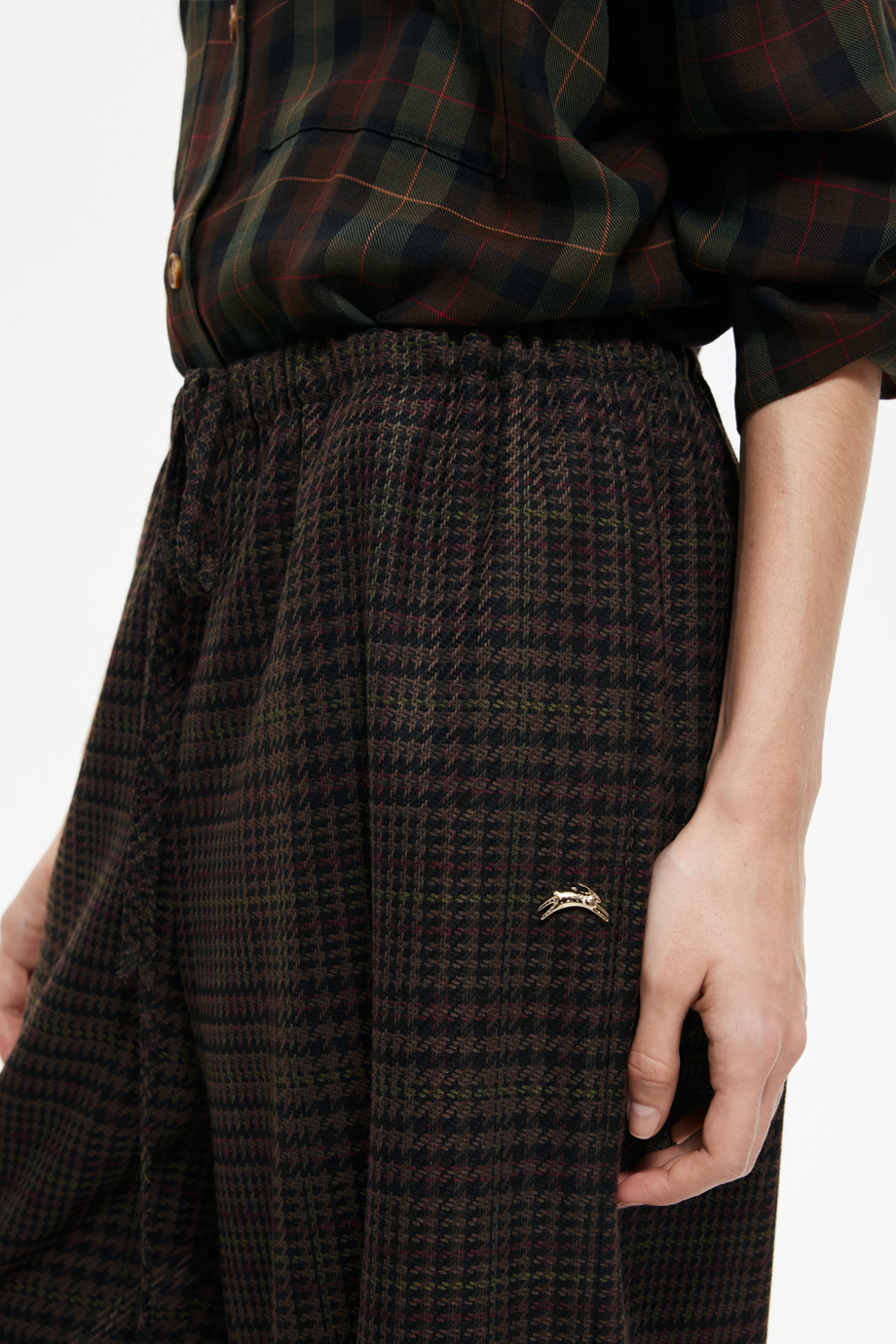 Брюки в клетку