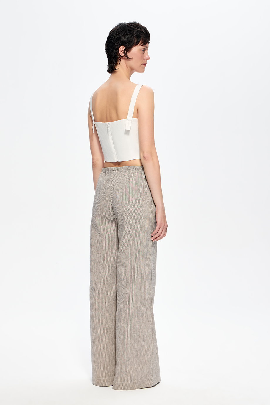 Брюки пижамного стиля