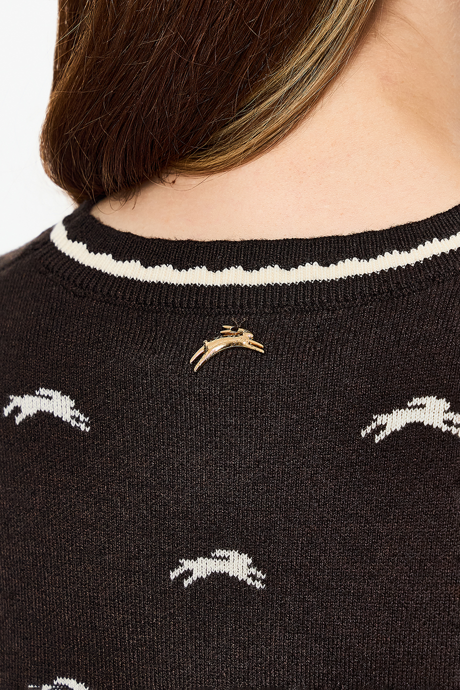 Джемпер с лого-паттерном