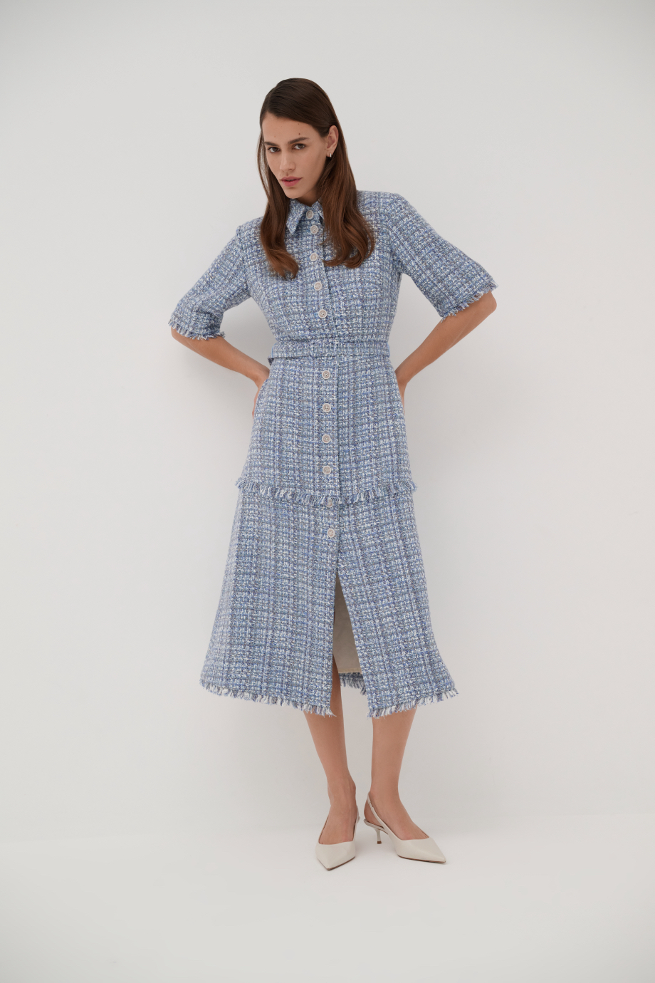 Платье из твида