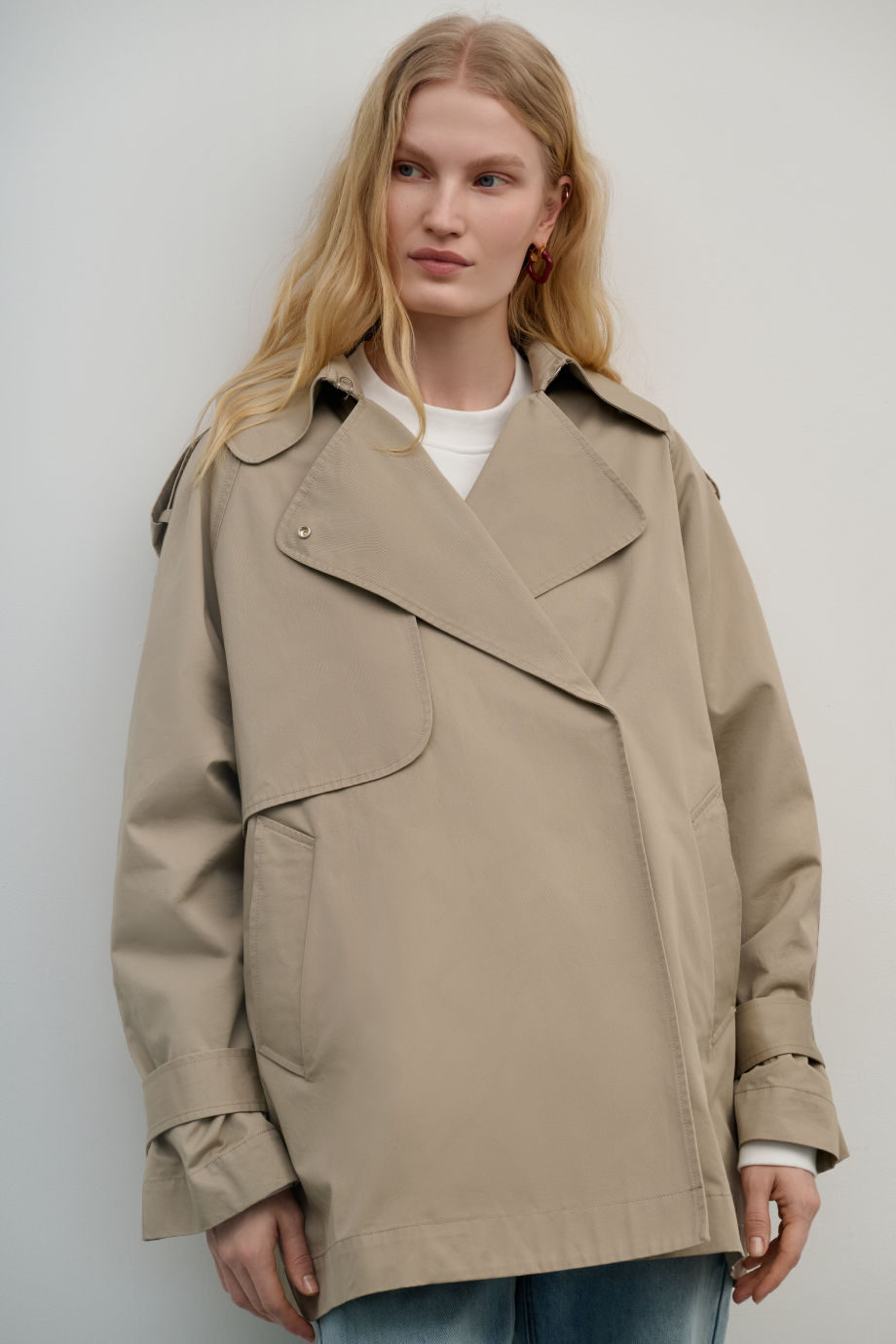 Тренч укороченный