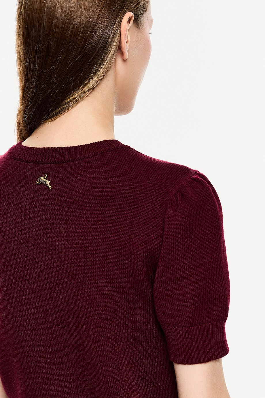 Джемпер с рукавами-фонариками