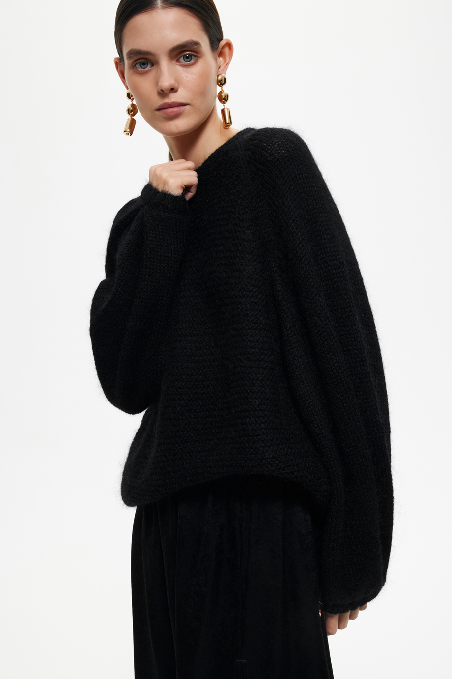 Джемпер из мохера