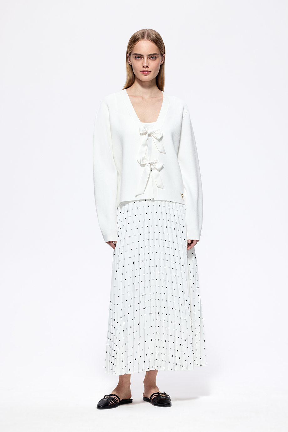 Юбка-плиссе с принтом