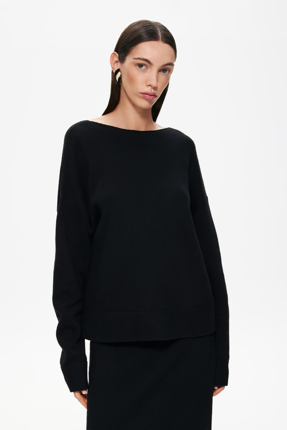 Джемпер с кашемиром и кружевом Джемпер с кашемиром и кружевом