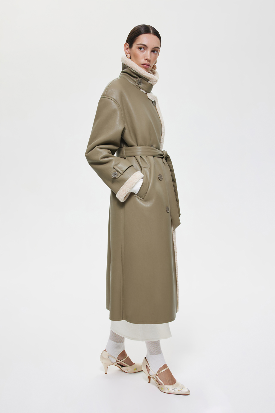 Дубленка из экомеха