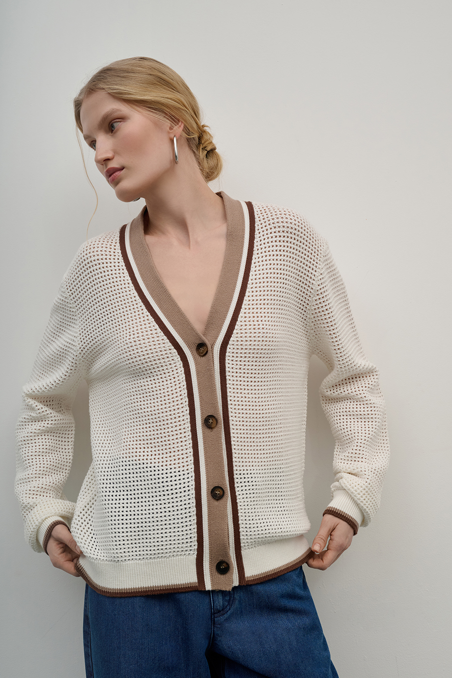 Кардиган ажурный