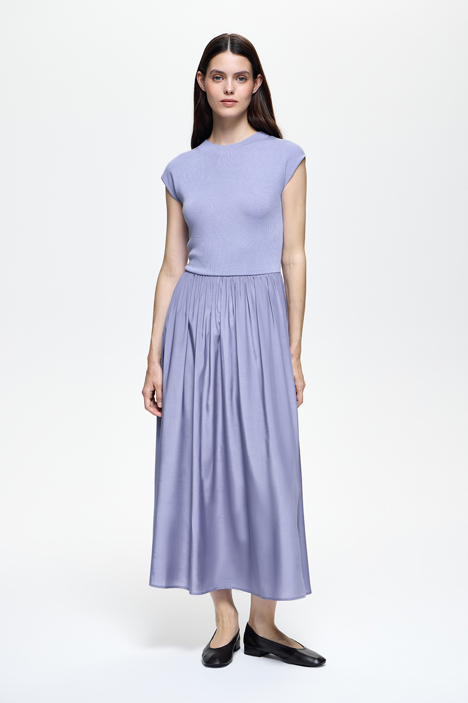 Платье комбинированное