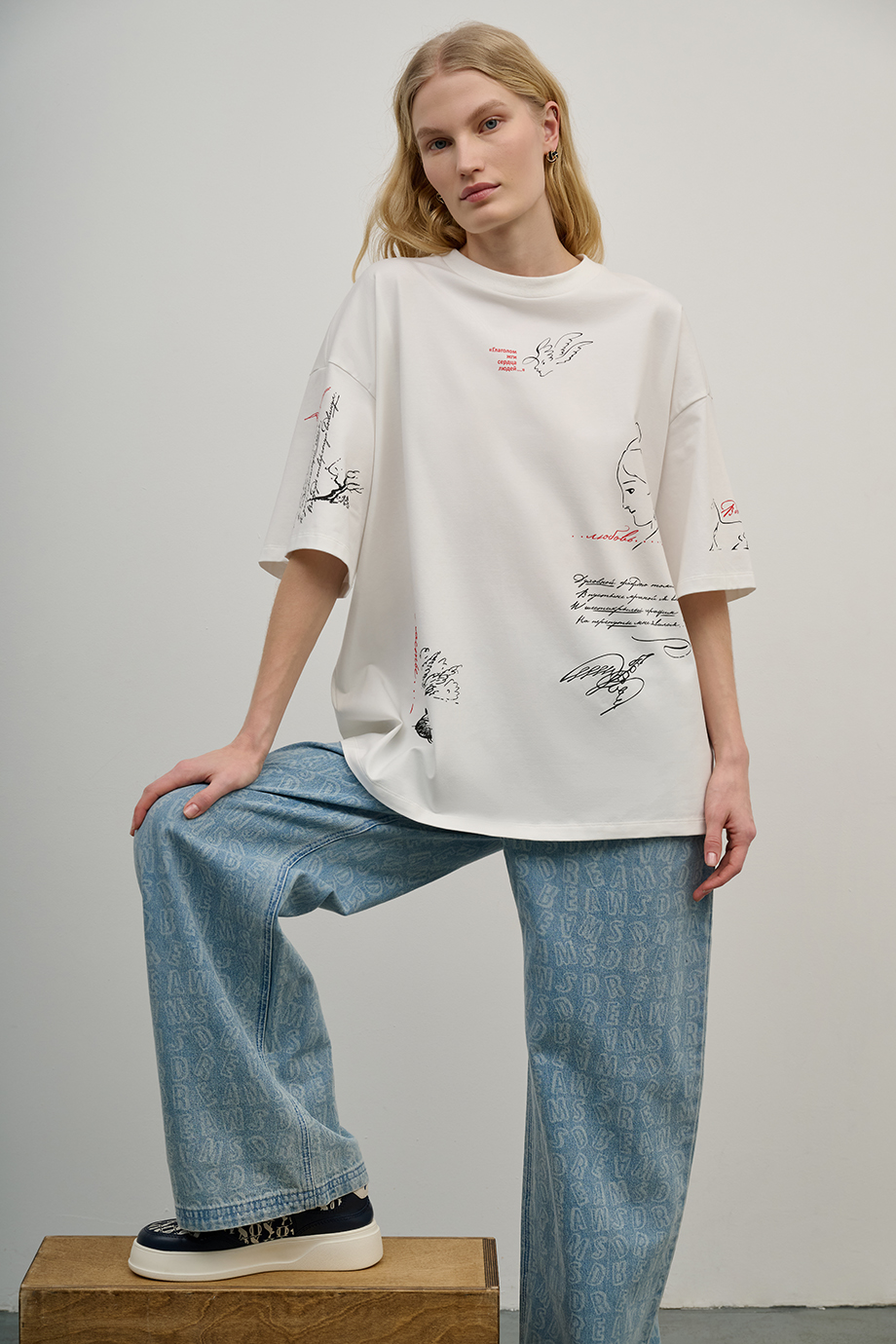 Футболка с принтом
