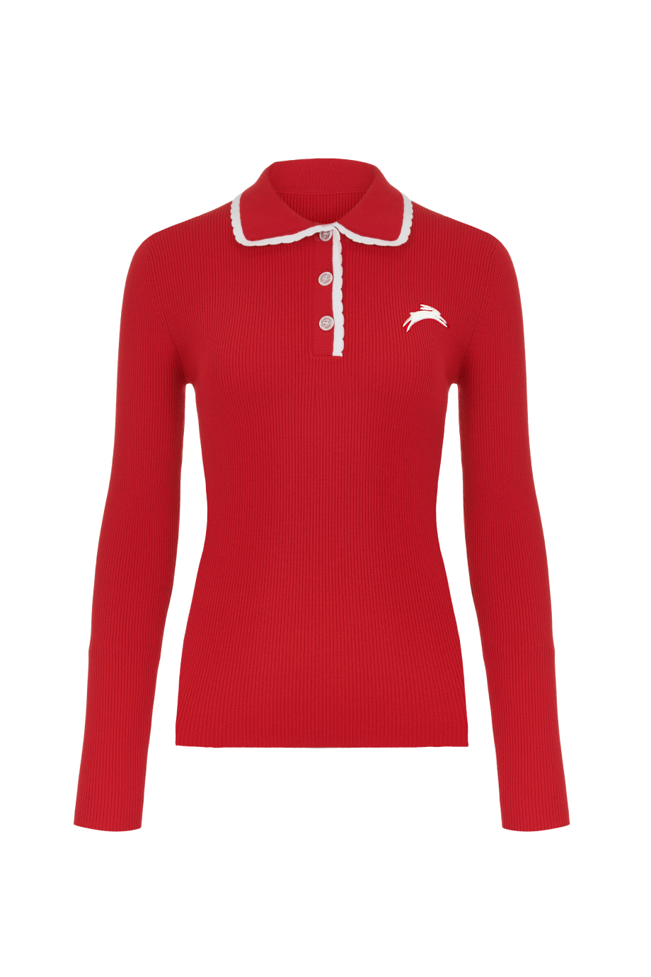 Джемпер-поло с вышивкой