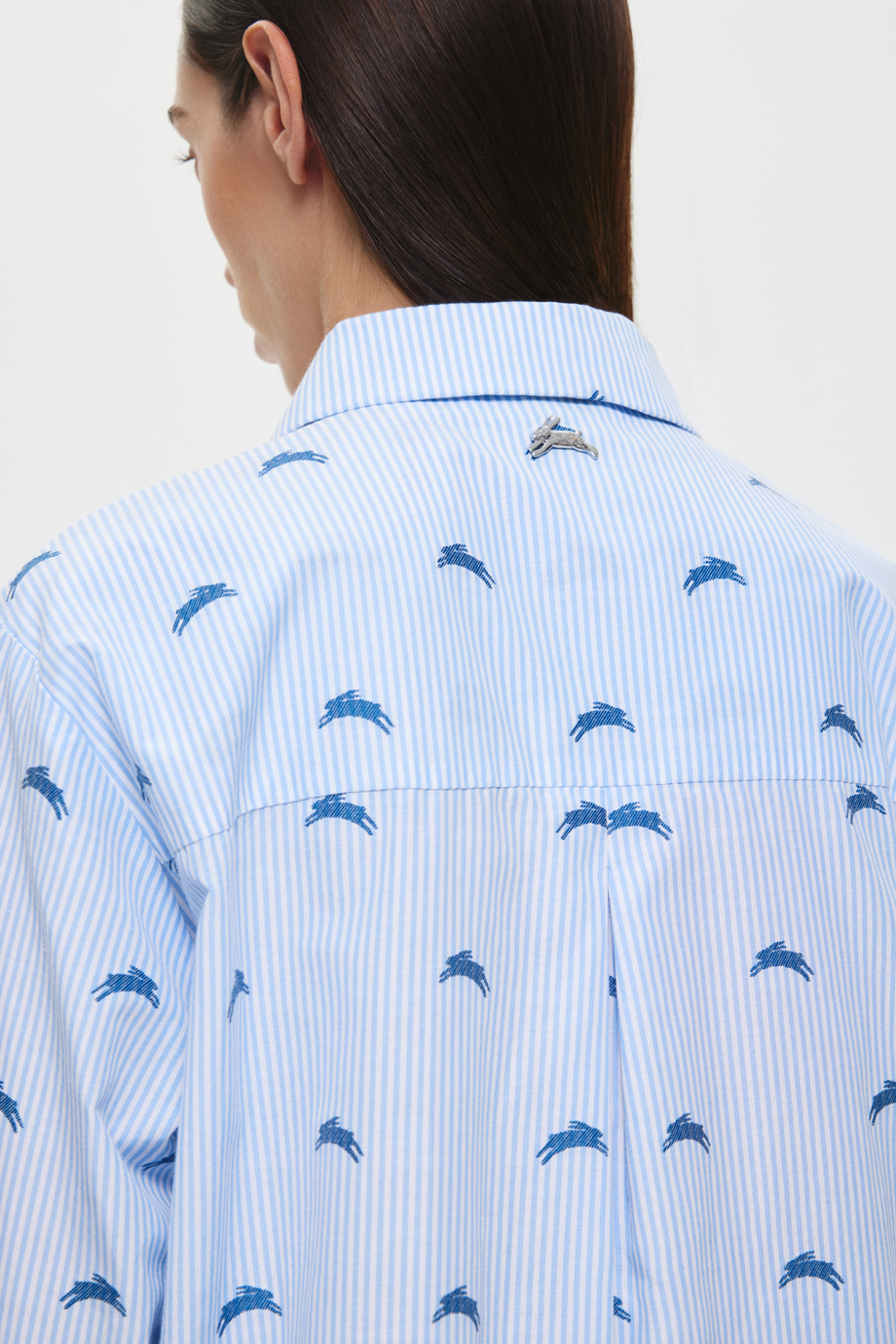 Рубашка с лого-паттерном