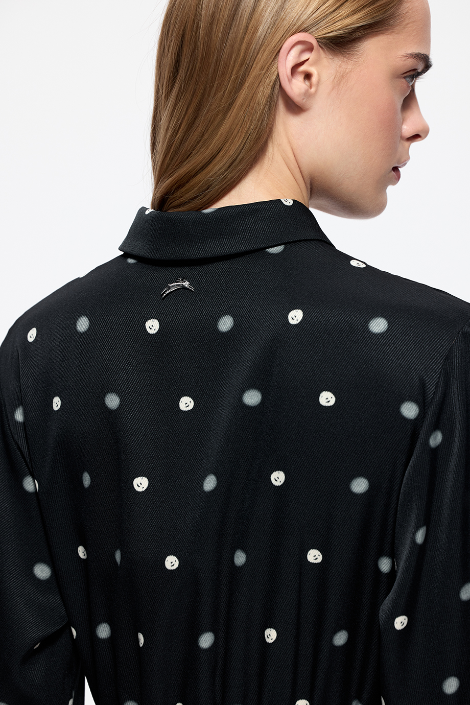 Платье с юбкой-плиссе