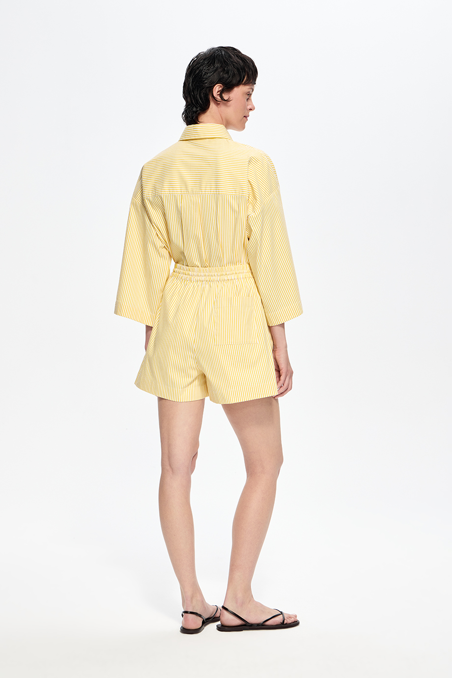 Шорты хлопковые с вышивкой