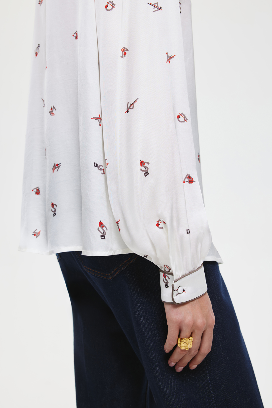 Блузка с принтом