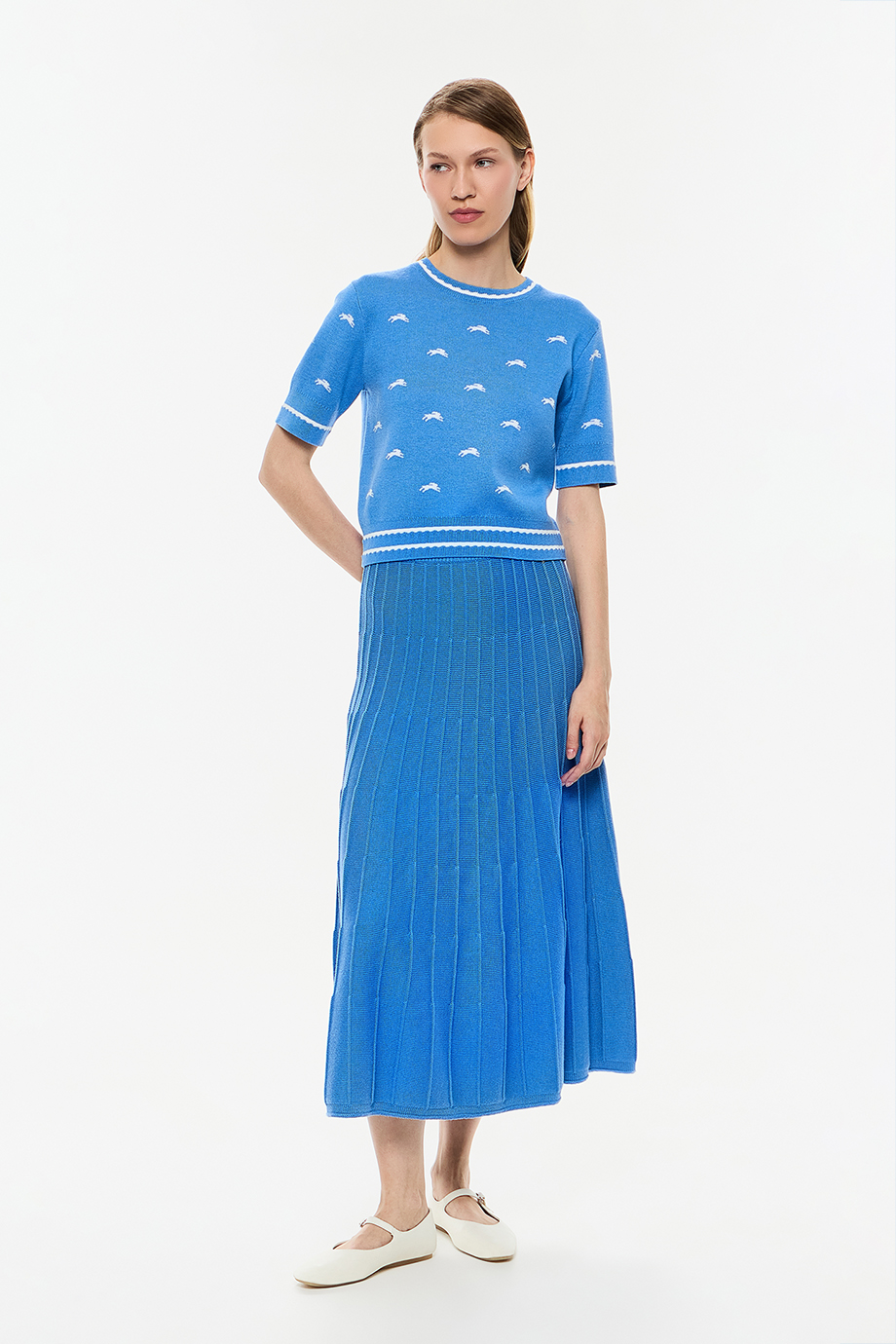 Джемпер с лого-паттерном