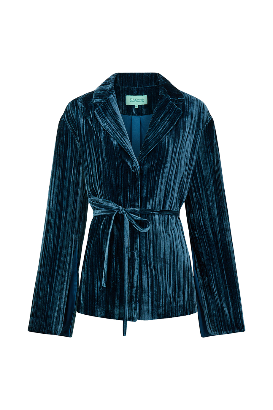Жакет из жжатого вискозного бархата