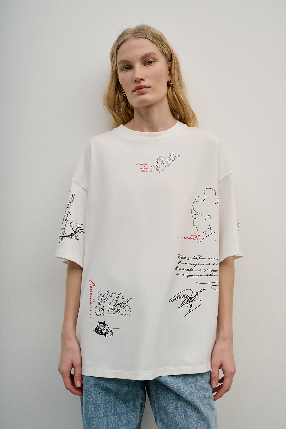 Футболка с принтом