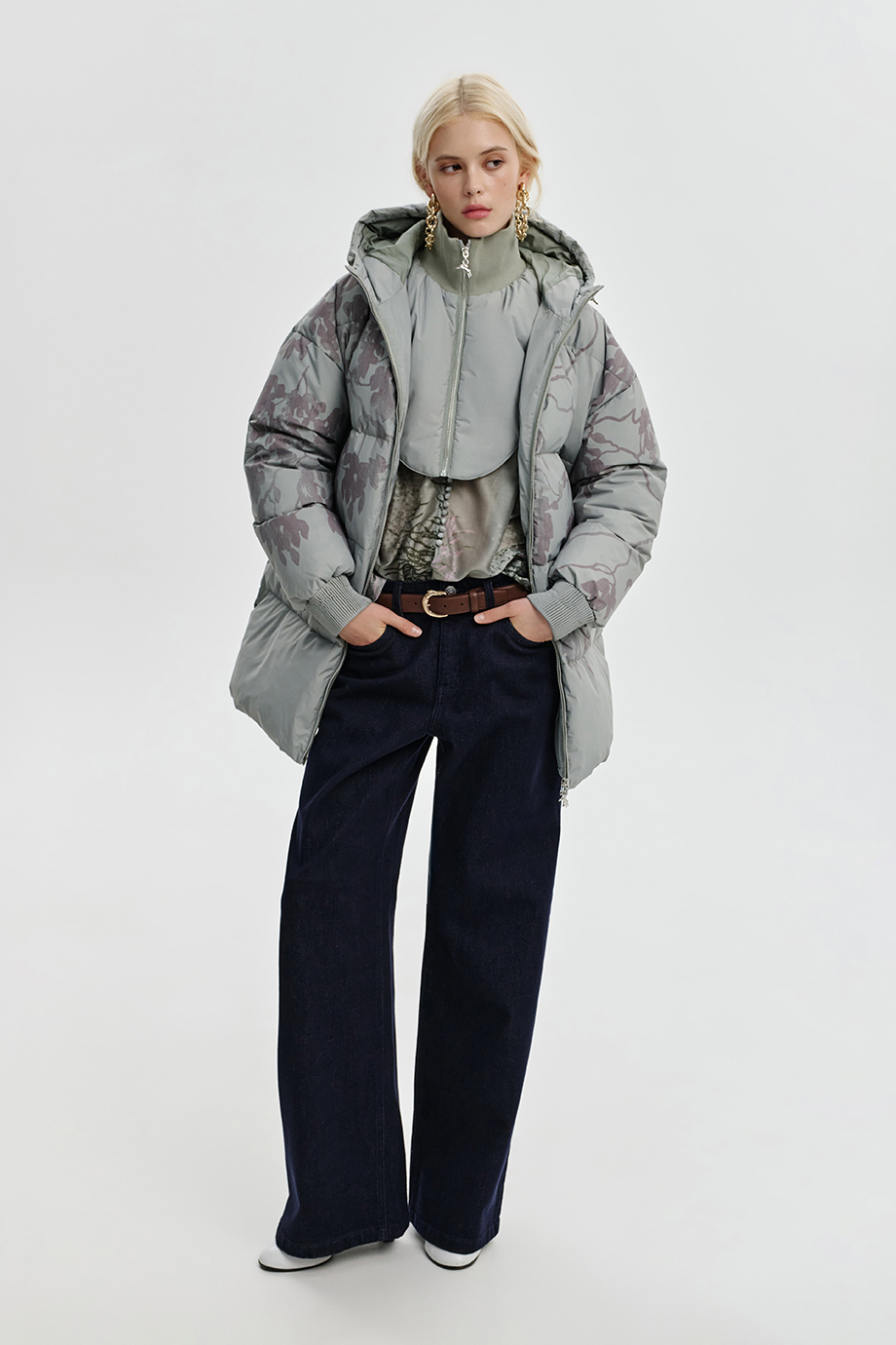 Джинсы Wide Leg утепленные