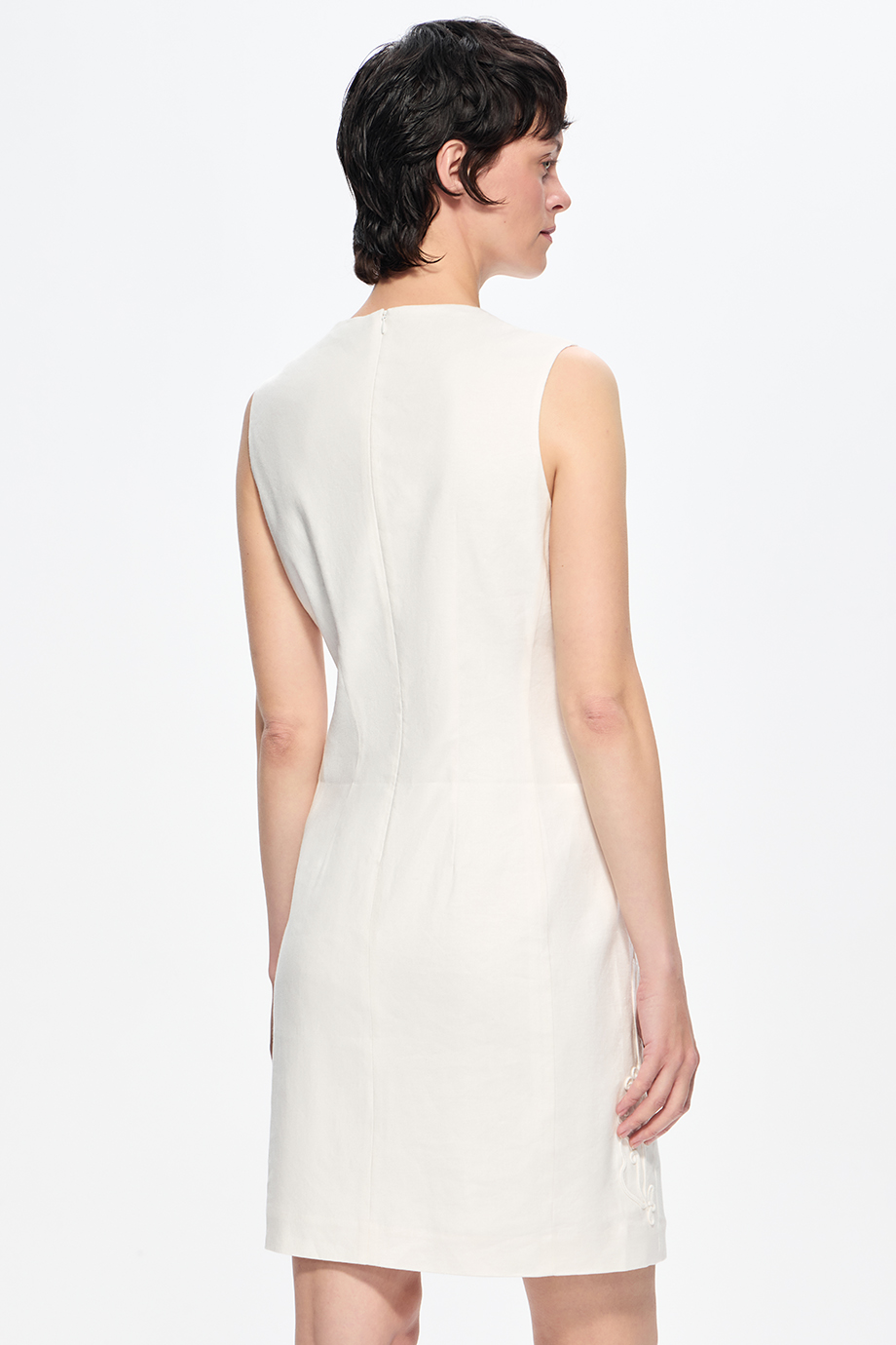 Сарафан льняной с вышивкой