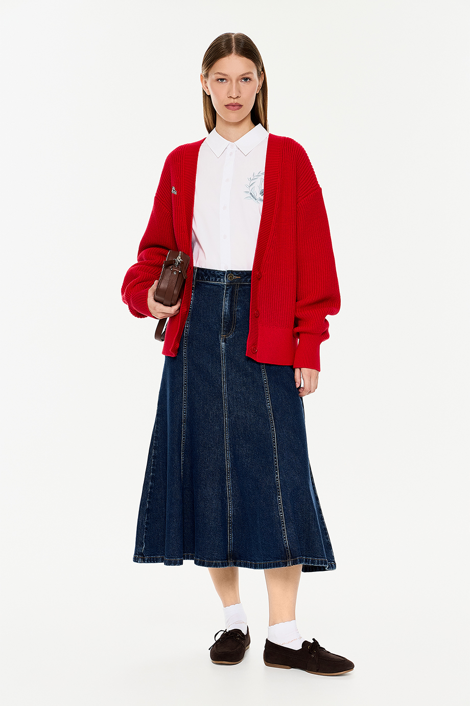 Кардиган из хлопка и кашемира с вышивкой