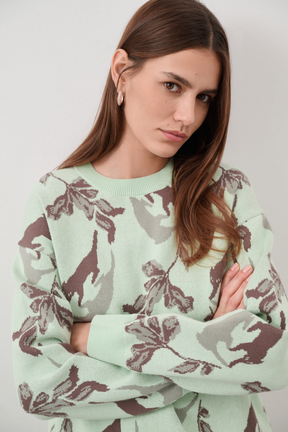 Джемпер с жаккардовым рисунком