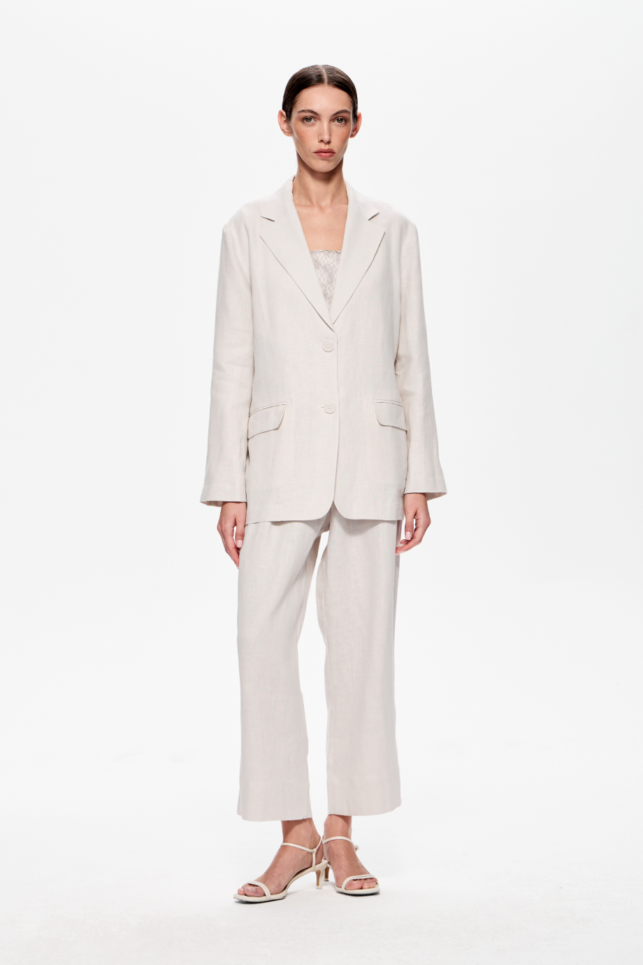 Жакет мягкий льняной