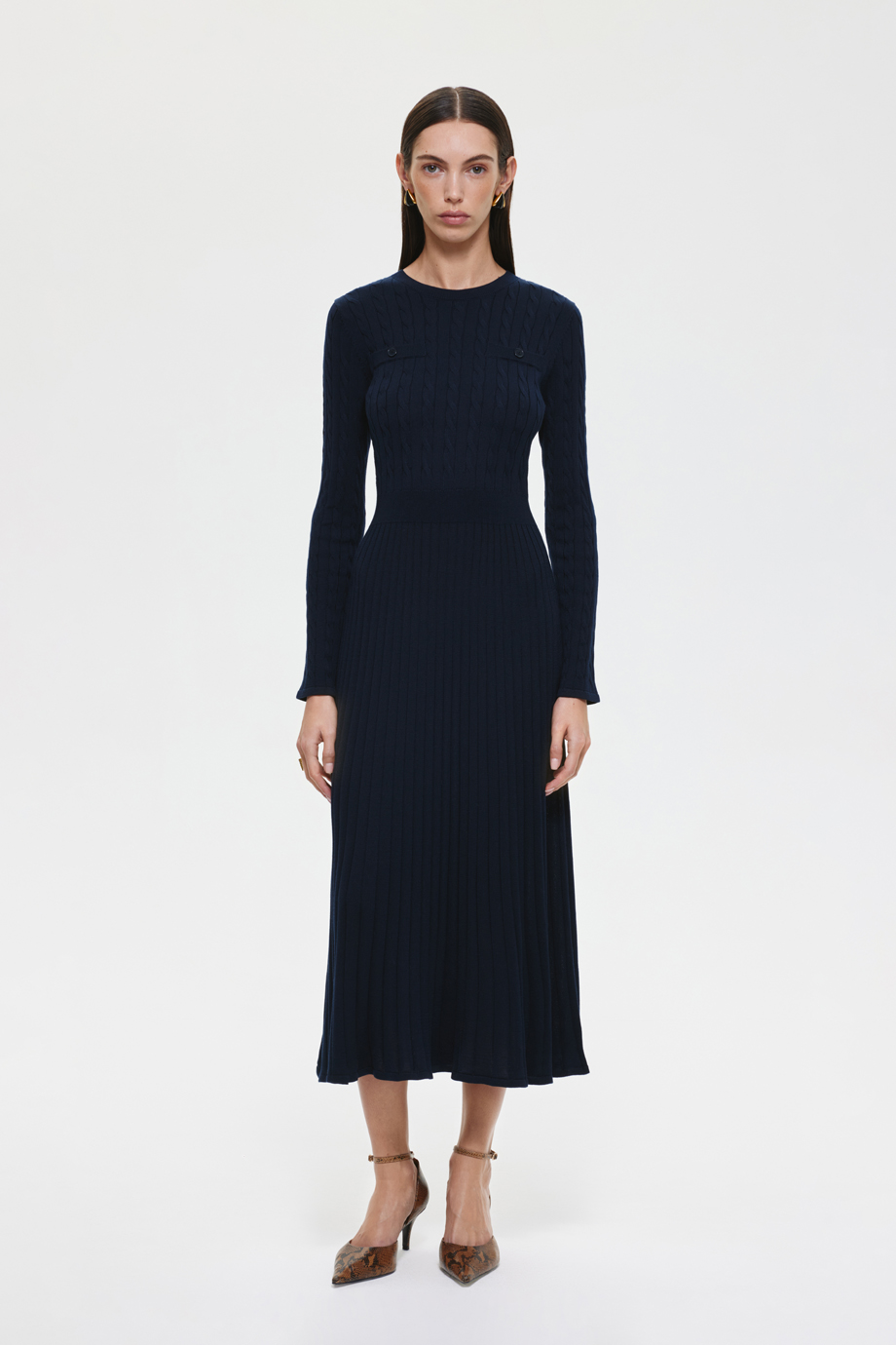 Вязаное платье Вязаное платье