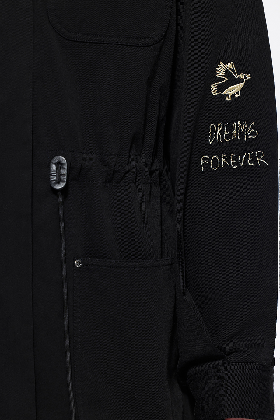 Парка-трансформер с вышивкой