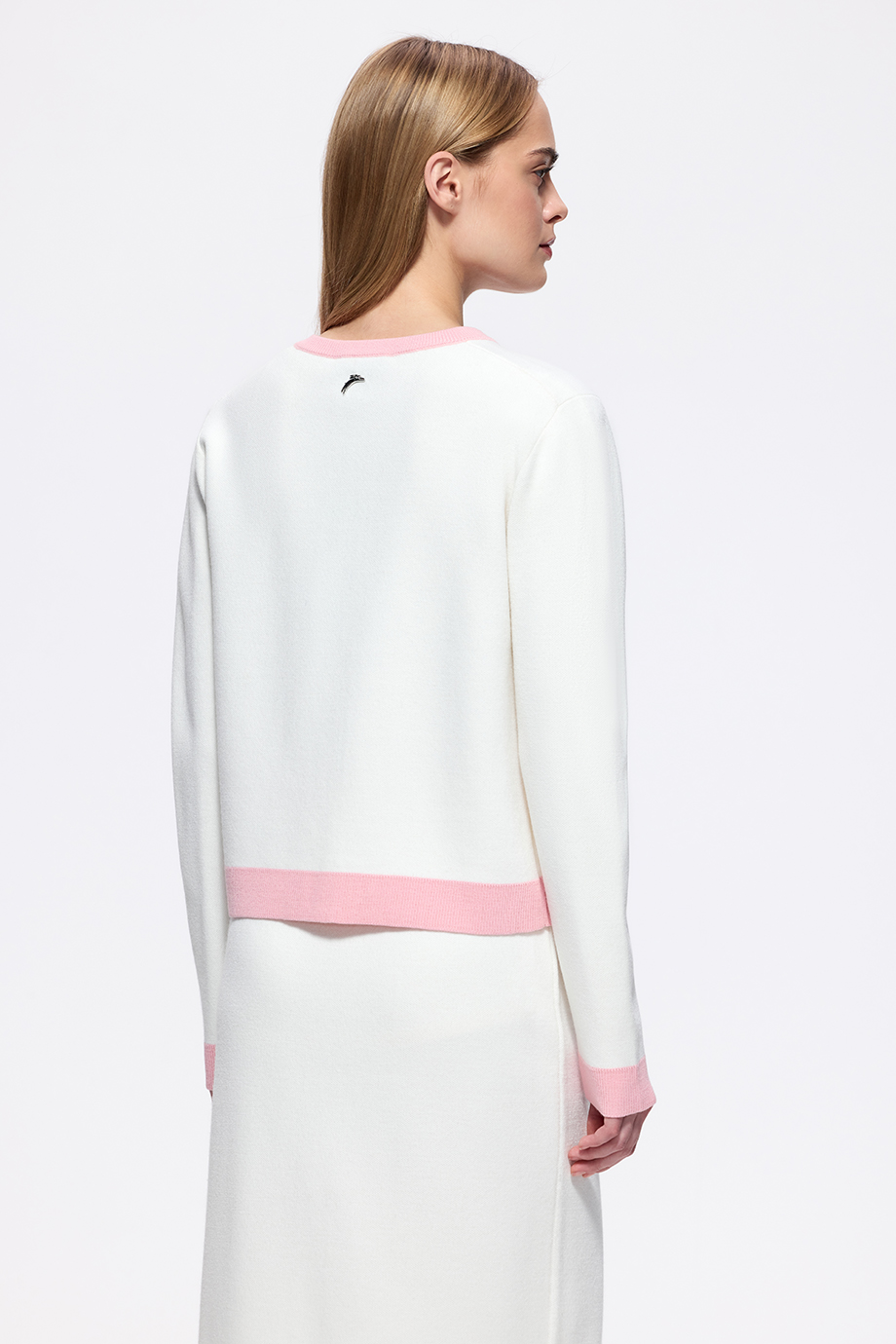 Кардиган с завязками-бантами