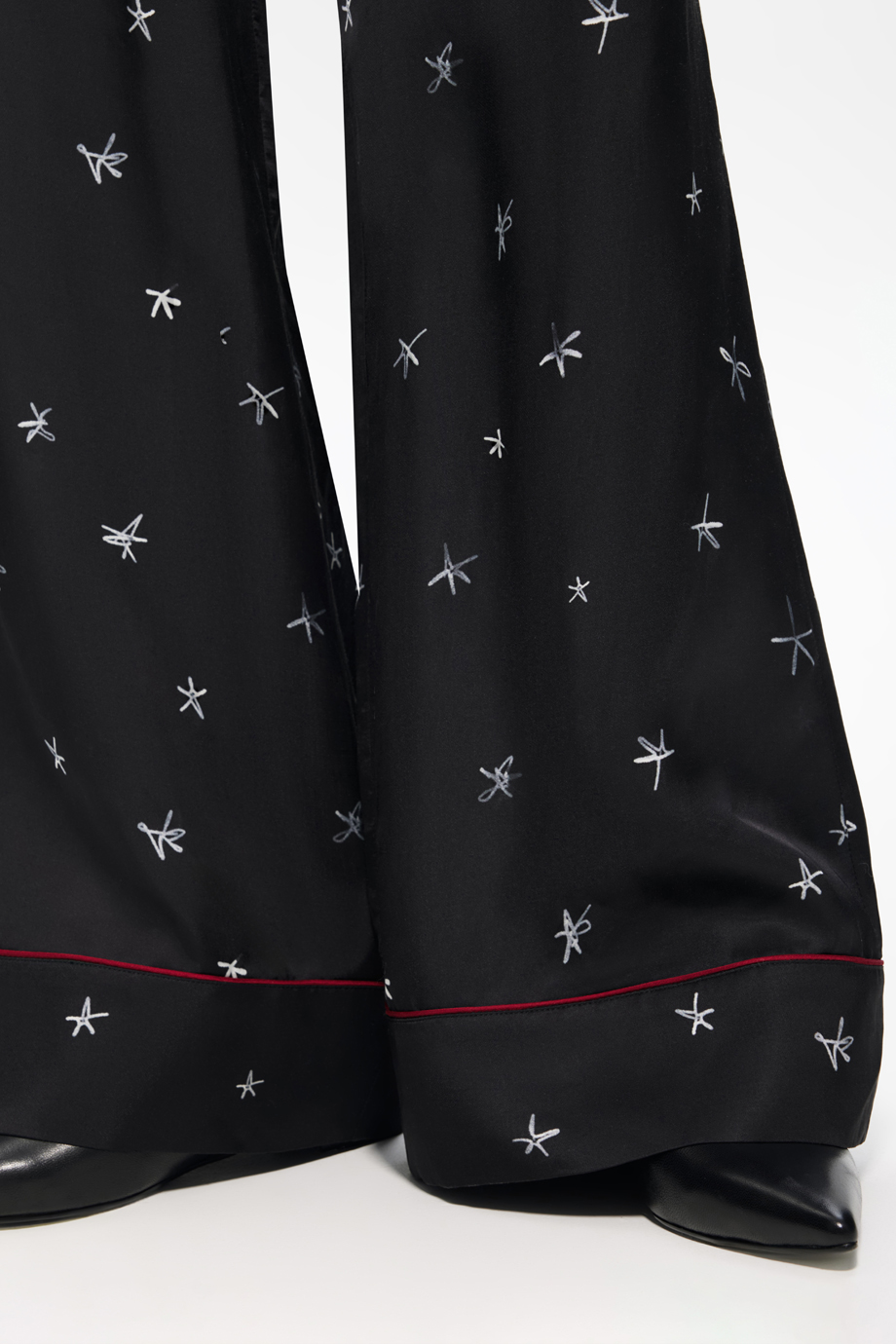 Брюки пижамные с принтом