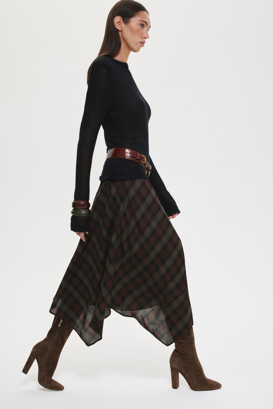 Юбка в клетку