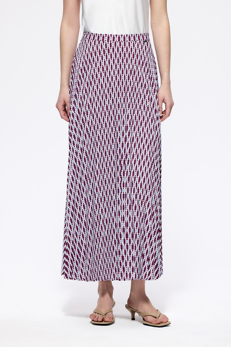 Юбка-плиссе с принтом