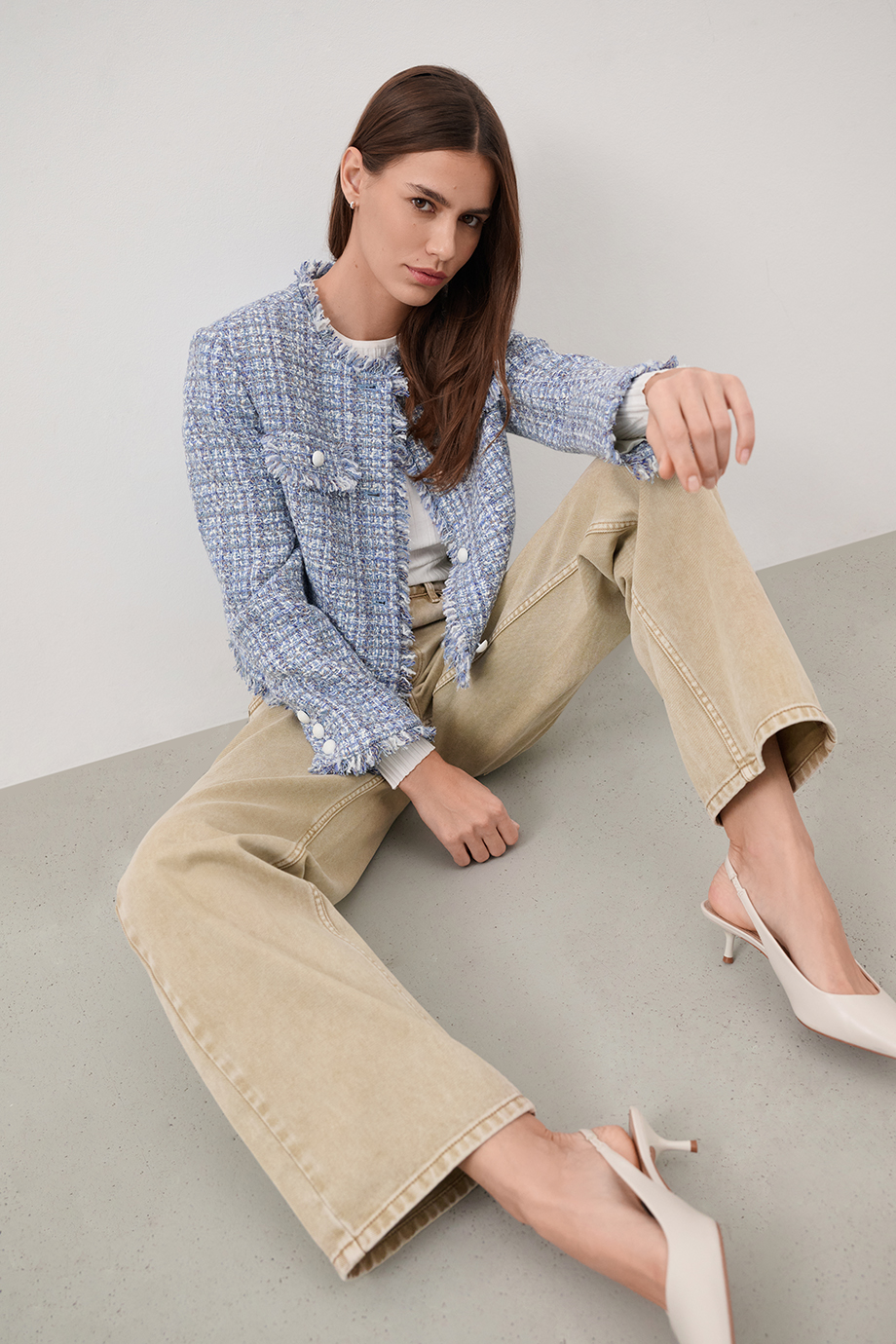 Жакет из твида