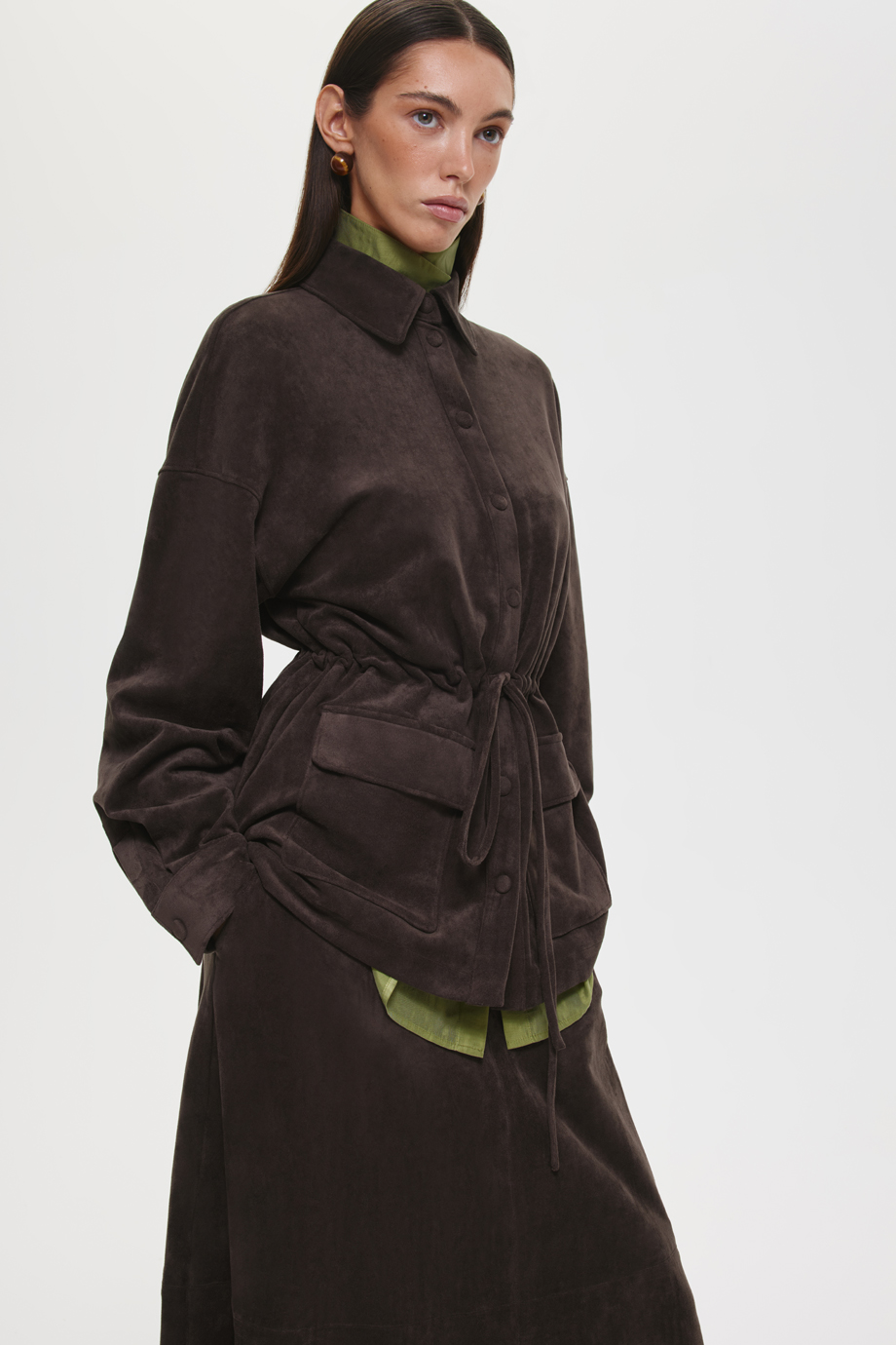 Приталенная рубашка