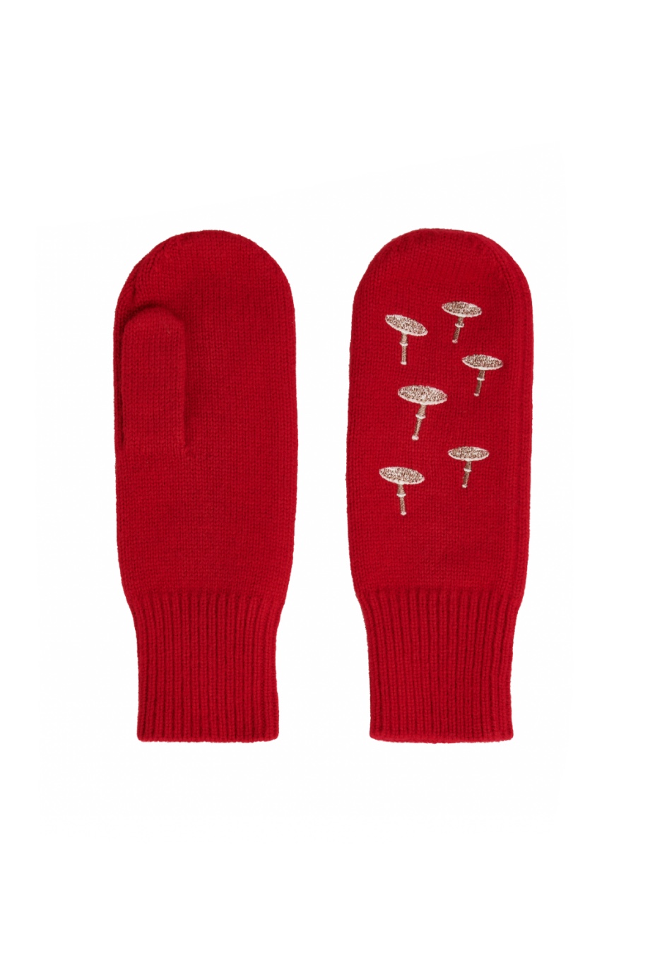 Варежки с вышивкой