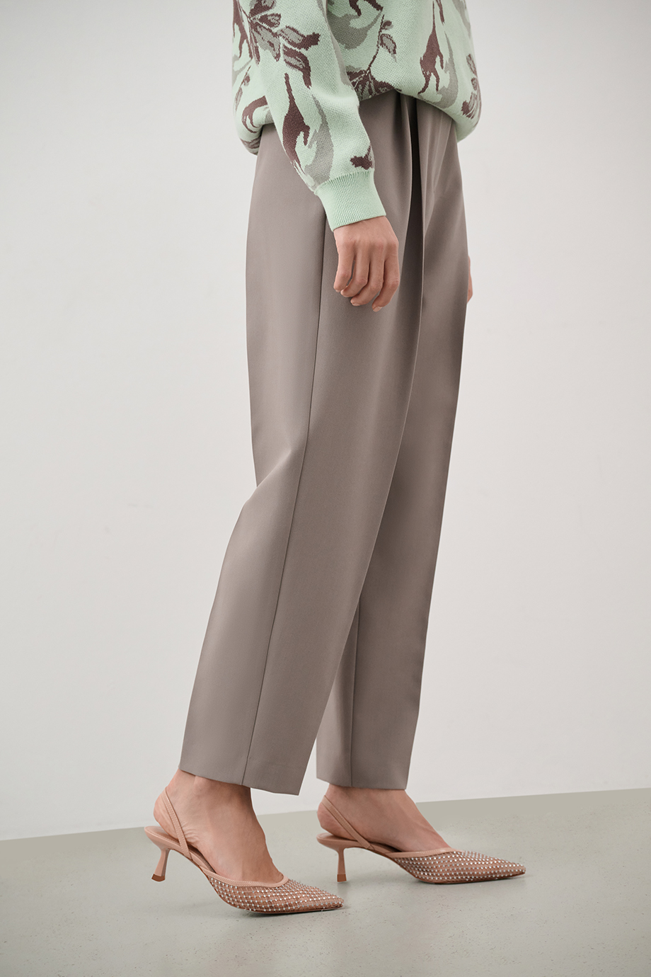 Брюки укороченные