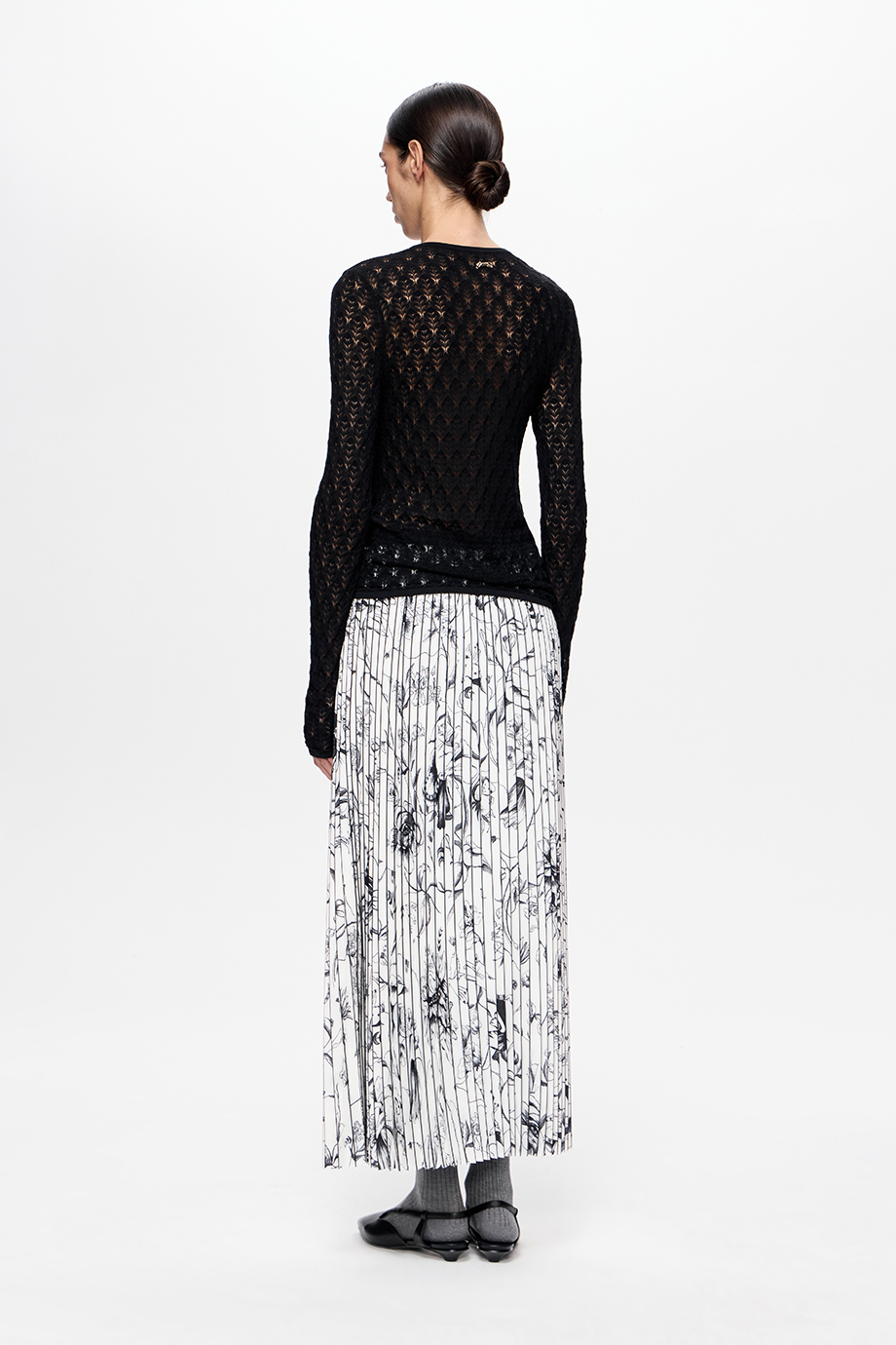 Юбка-плиссе с принтом