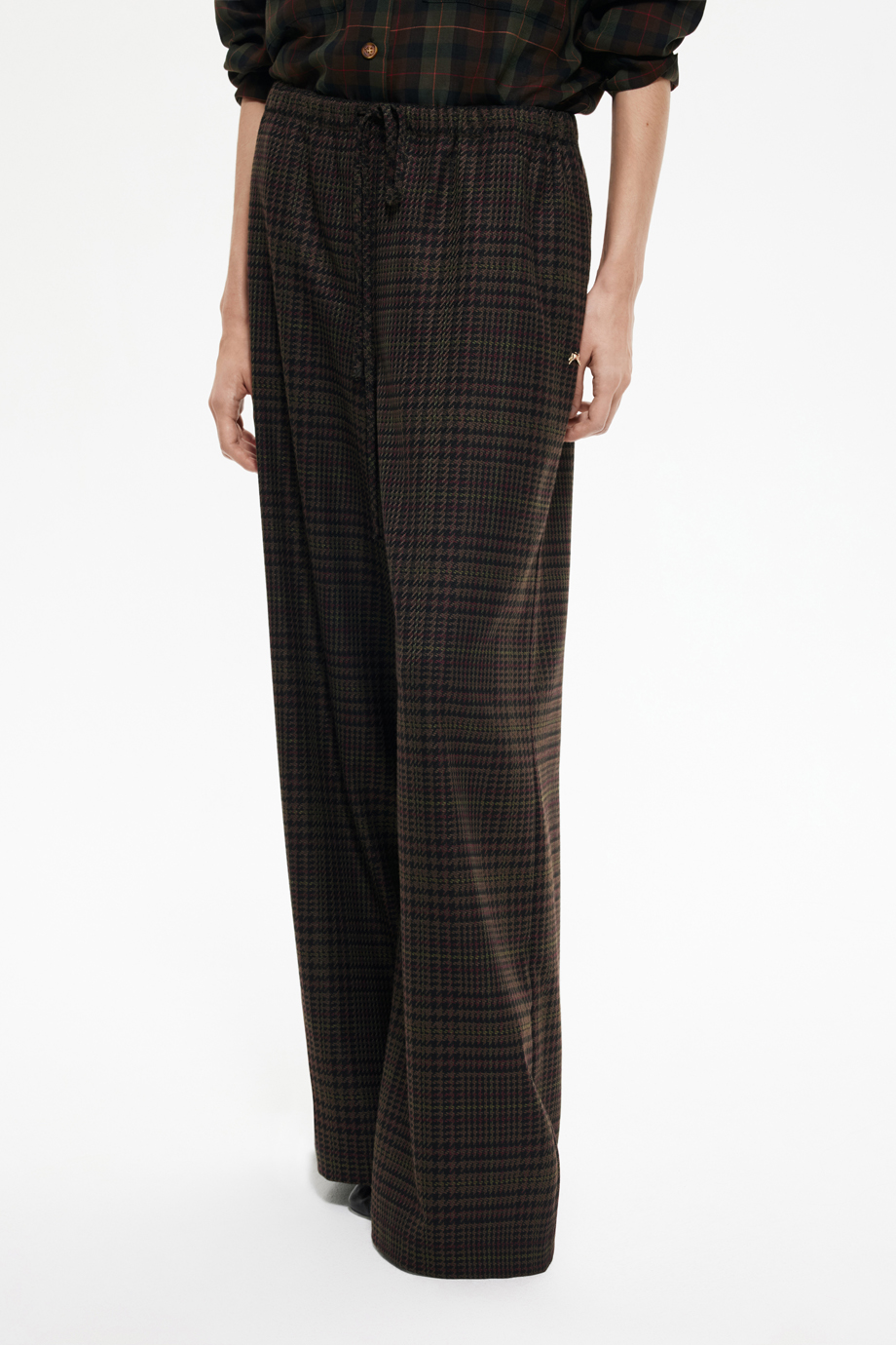 Брюки в клетку