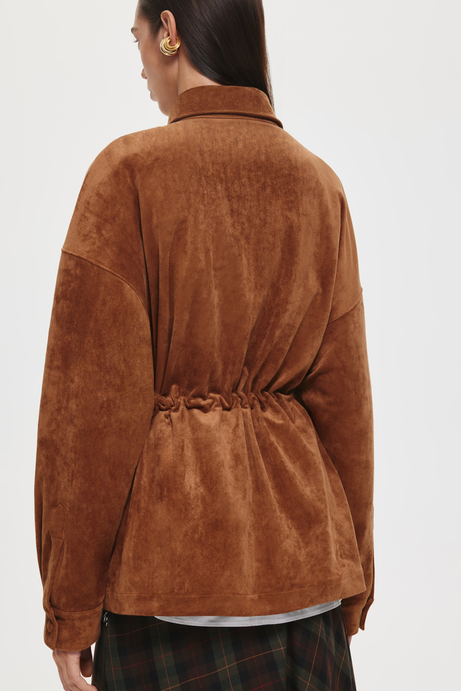 Рубашка из экозамши