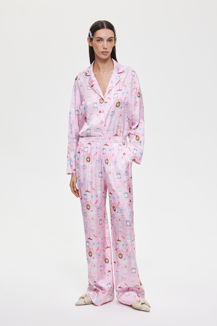 Пижамная блузка