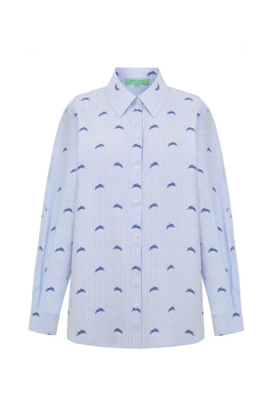 Рубашка с лого-паттерном