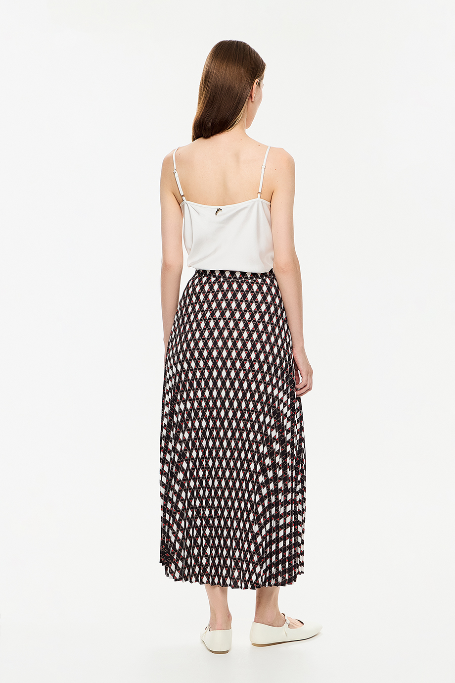 Юбка-плиссе с принтом